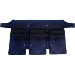 梁山（りょうざん）1,0分手刺紺鹿革防具 垂　剣道具　剣道防具