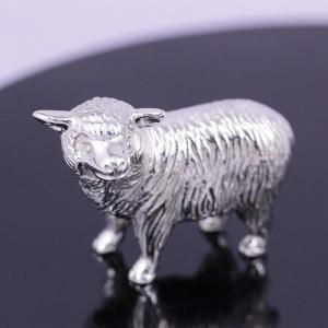 置物 干支（銀製）未・羊・ひつじ 雄 伏 : 京都工芸舎 Yahoo!店 - 通販