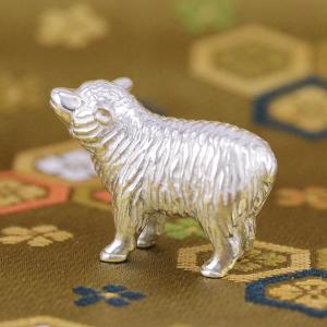 置物 干支（銀製）未・羊・ひつじ 雄 伏 : 京都工芸舎 Yahoo!店 - 通販