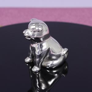 干支 置物(銀製)戌・犬・仔犬・子犬・いぬ 座の詳細画像2