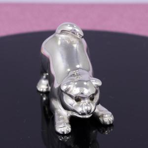 干支 置物(銀製)戌・犬・仔犬・子犬・いぬ 躍...の詳細画像5