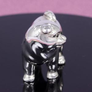 干支 置物(銀製)戌・犬・仔犬・子犬・いぬ 立...の詳細画像2