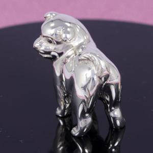 干支 置物(銀製)戌・犬・仔犬・子犬・いぬ 立...の詳細画像4