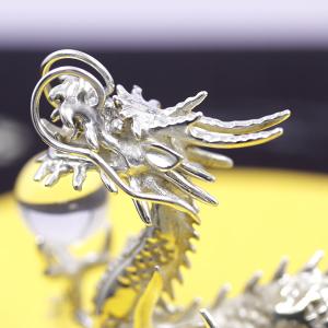 置物 干支(銀製)辰・龍 天龍・てんりゅう 大...の詳細画像1