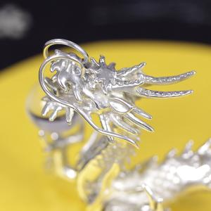 置物 干支(銀製)辰・龍 天龍・てんりゅう 大...の詳細画像2