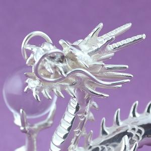 置物 干支(銀製)辰・龍 天龍・てんりゅう 中の詳細画像1