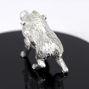 置物 干支 (銀製) 亥 猪 いのしし 雄の詳細画像5