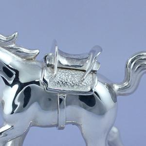 置物 干支(銀製)午・馬・うま 子馬 やんちゃ...の詳細画像3