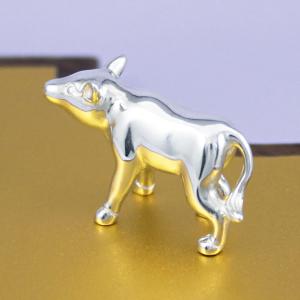 置物 干支 (銀製)丑・牛・うし 立牛の親子の詳細画像5