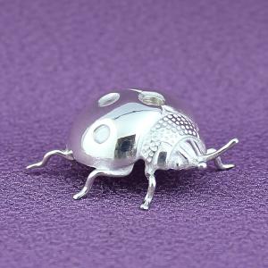 香立 (銀製) 天道虫・てんとう虫・テントウ虫 大の詳細画像2
