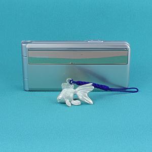根付(銀製)金魚・きんぎょ・キンギョ 大の詳細画像3