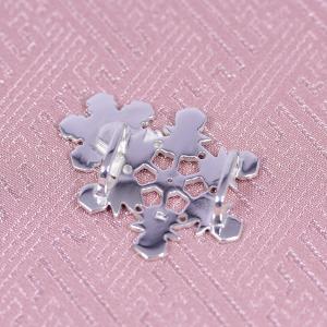帯留(銀製)雪の結晶 雪華・ゆきはな 二華 A...の詳細画像4