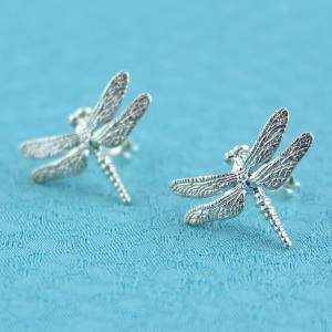 ピアス (銀製) 蜻蛉・とんぼ