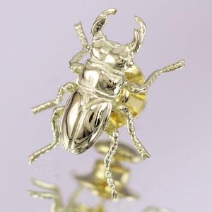 タックピン・ブローチ (18金製) くわがた虫...の詳細画像3
