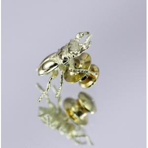 タックピン・ブローチ (18金製) くわがた虫...の詳細画像4