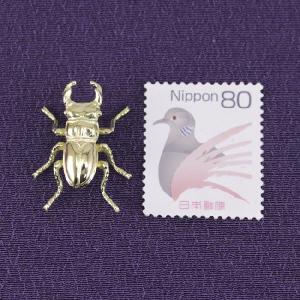 タックピン・ブローチ (18金製) くわがた虫...の詳細画像5