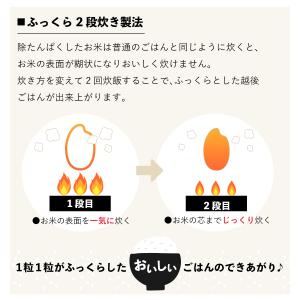 低たんぱく米 1/25越後ごはん 1パック(1...の詳細画像3