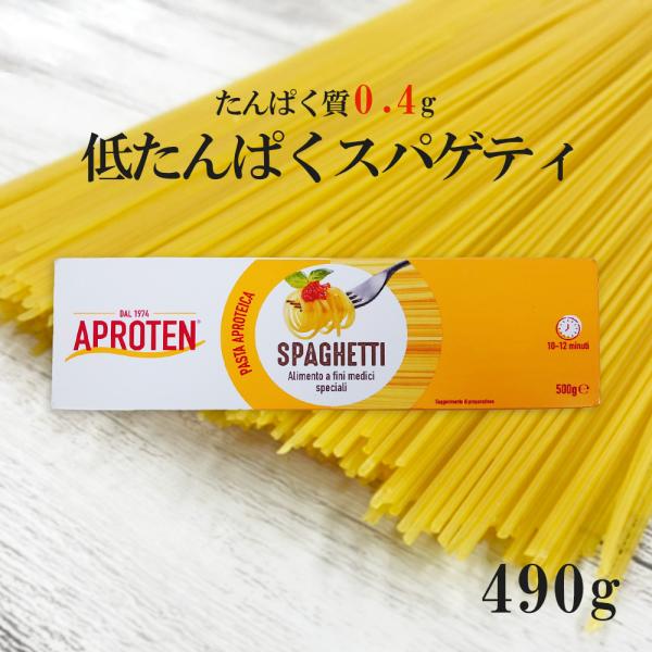 低たんぱく パスタ アプロテン スパゲッティタイプ 1袋 低タンパク麺 減塩