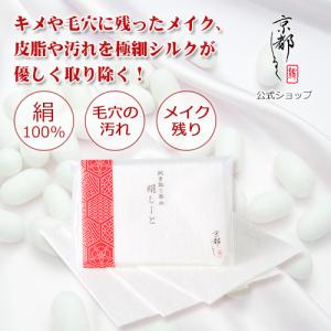 【京都しるく】拭き取り専用 絹しーと マスク荒...の詳細画像1