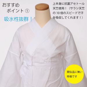 MO/LO/LL/3L 長襦袢スリップ 半衿付...の詳細画像2