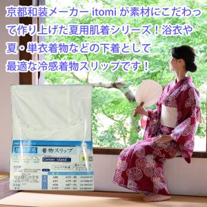 Lサイズ 接触冷感 着物スリップ 浴衣スリップ...の詳細画像1