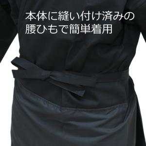 日本製 着物スリップ 黒 和装下着 レディース...の詳細画像3
