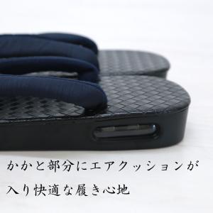 草履 メンズ 雪駄 下駄 エアクッション ウレ...の詳細画像3