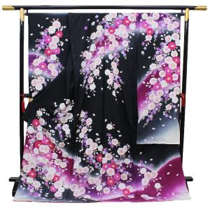 振袖 正絹 新品 仮絵羽 生地 単品 未仕立て品 成人式 結婚式などに