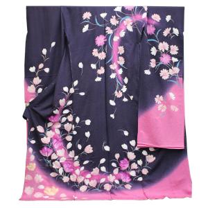 振袖 正絹 新品 仮絵羽 生地 単品 未仕立て品 成人式 結婚式などに