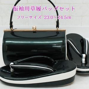 Prices down4）成人式 草履 バッグ セット L 草履バッグセット