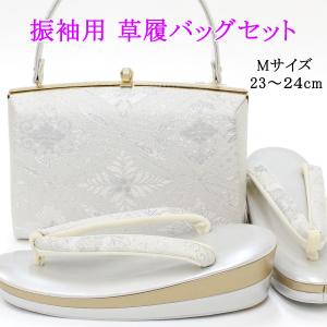 草履バッグ Fサイズ ベロア 薔薇 バラ ぞうり 草履 バッグ セット 女性