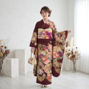 振袖 レンタル 成人式 1月 赤 身長159cm〜169cm トールサイズ 大きめ