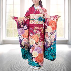 振袖 レンタル 成人式 1月 ピンク 身長 二十歳の集い 晴れ着 着物 フル