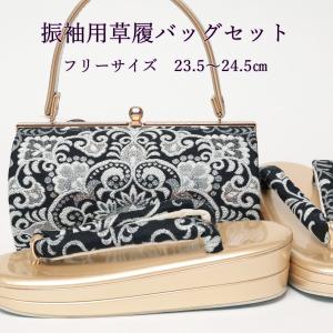 草履バッグセット 成人式 振袖 草履 23.5-24.5cm バッグ レディース 赤