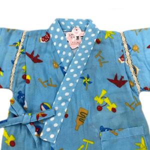 甚平 男の子 「おもちゃ柄」 男児じんべい 8...の詳細画像1