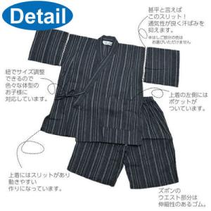 甚平 男の子 しじら織り 130 140 15...の詳細画像1
