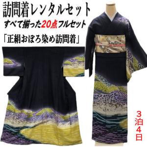 レンタル 訪問着 松田聖子ブランド 正絹訪問着 レンタルセット 貸衣装