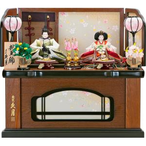 お雛様掛軸 (掛け軸) 伊藤香旬 段飾り雛 （尺幅（短））約横31