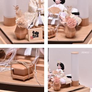 雛人形 ひな人形 コンパクト おしゃれ アクリ...の詳細画像5