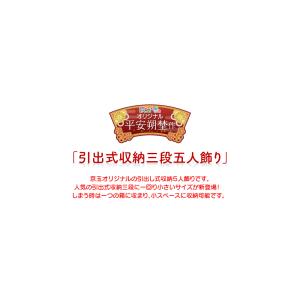 雛人形 ひな人形 収納飾り「紫苑」 間口68c...の詳細画像2