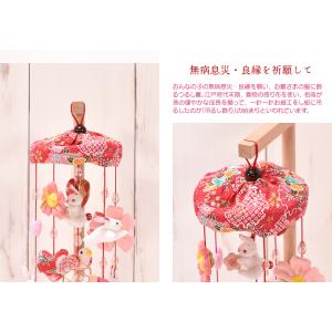 つるし雛 つるし飾り「ミニうさぎっ子 まい」 ...の詳細画像2