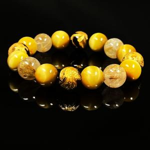 開運】 タイガーアイ 16mm玉 【虎目石16ミリ数珠 パワーストーン