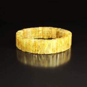 タイチンルチルクォーツ バングル ルチルクォーツ 一点物 [送料無料