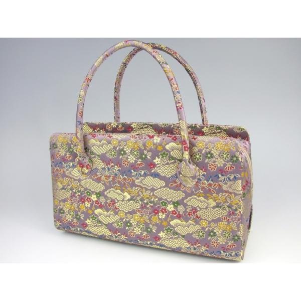 【 京都 銘織京錦 】 利休バッグ　高級仕立　日本製