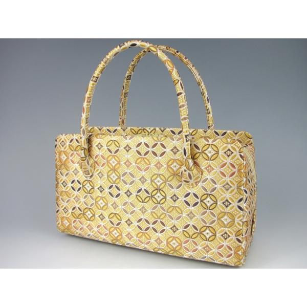 【 京都 銘織京錦 】 利休バッグ　高級仕立　日本製　(訳) 新品 サンプル品