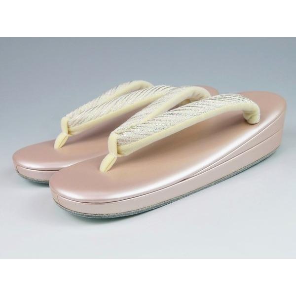 【 京都 銘織つづれ錦 】 小判型　牛革　本革 草履　Ｓサイズ