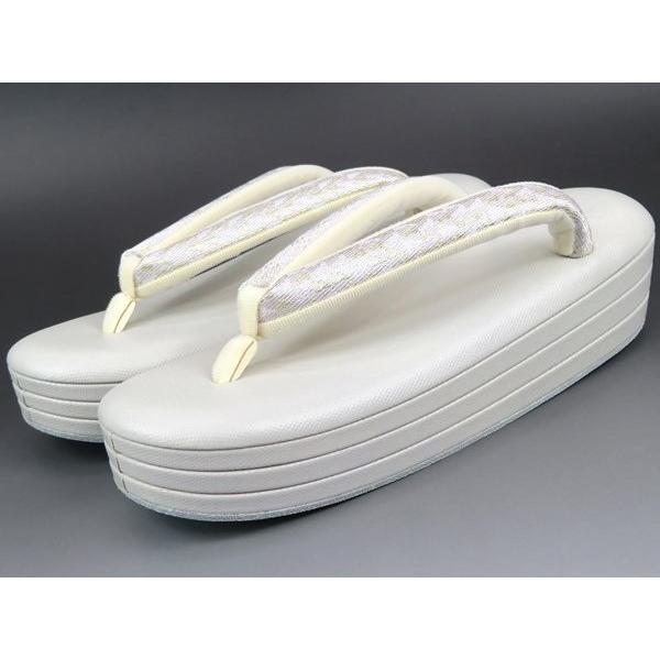 【 京都 銘織つづれ錦 】 低反発　小判型 草履　Ｌサイズ