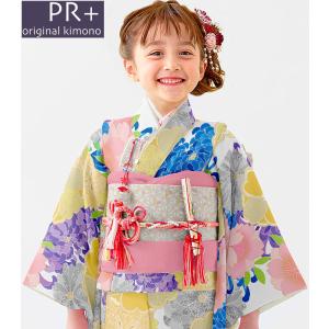 フルセット　七五三７歳女の子　黒地花　緑地袋帯正絹　花菱　半襦袢　7100 フルセット 七五三7歳女の子 黒地花 緑地袋帯正絹 花菱 半襦袢 7100