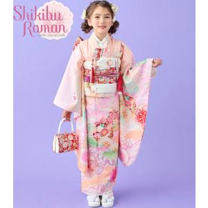 値下げ　新品.未使用❤️七五三着物.長襦袢セット　しつけ糸付き アウトレット 未使用 七五三 7歳 女の子 着物 セット 3点セット