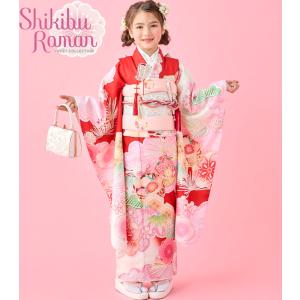 七五三 着物 7歳 四つ身着物 華徒然 2024年新作 絵羽 春秋扇面